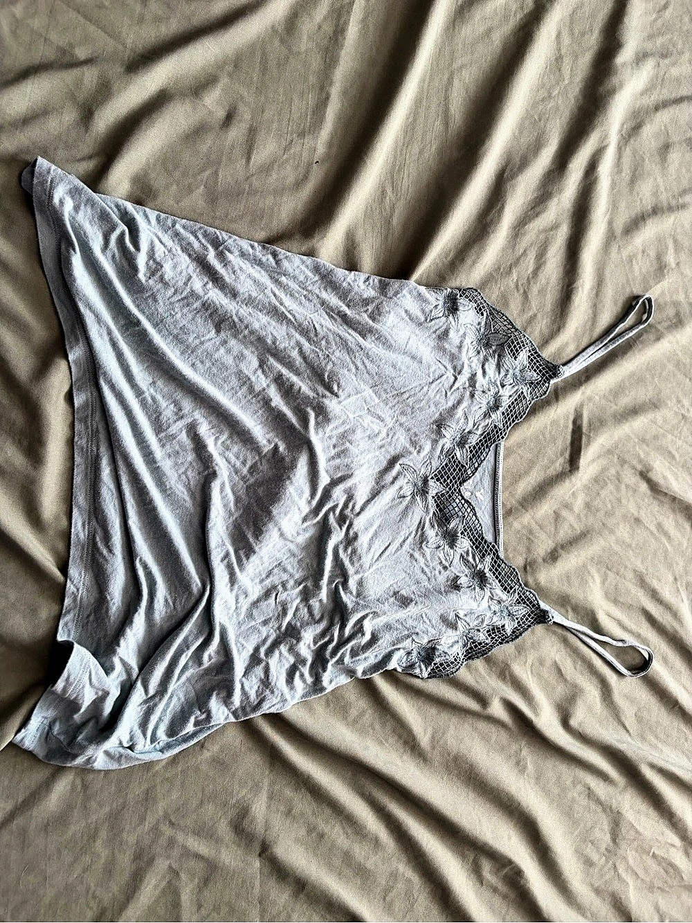 American Eagle Blue Lace Cami